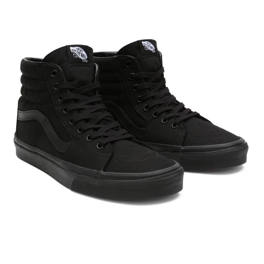 Vans Sk8-Hi Herr Svarta/Svarta - Vans Höga Skor Billigt (JPTNK2471)